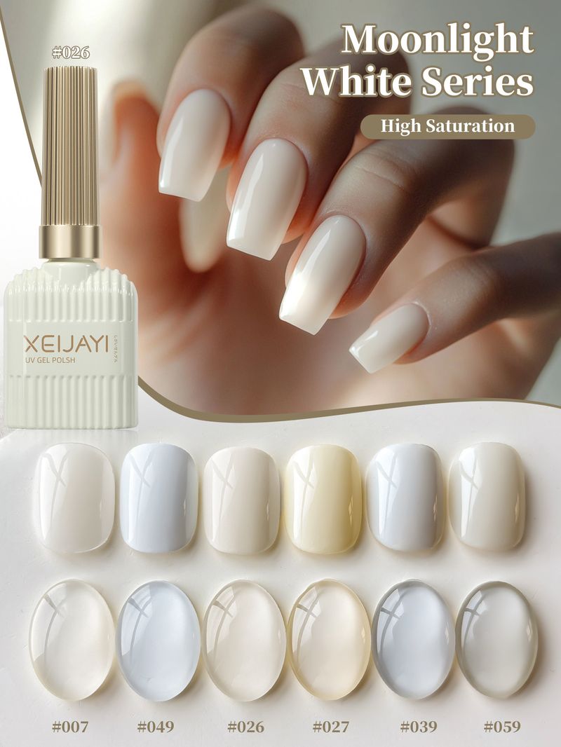Colla per unghie, yogurt, smalto bianco, nuovo latte di soia, riso bianco, abito bianco, salone per unghie, colore popolare_voghion.com