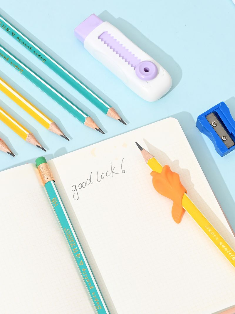QY Kinderstifte für die Schule – 12er-Pack HB-Bleistifte aus buntem Holz mit lustigen Designs, perfekt für Erstklässler und Grundschüler_voghion.com