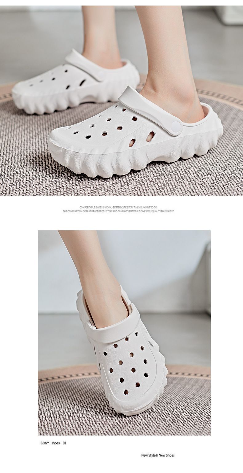 Scarpe con plateau per coppie da uomo, aumentano l'usura, pantofole da spiaggia casual_voghion.com
