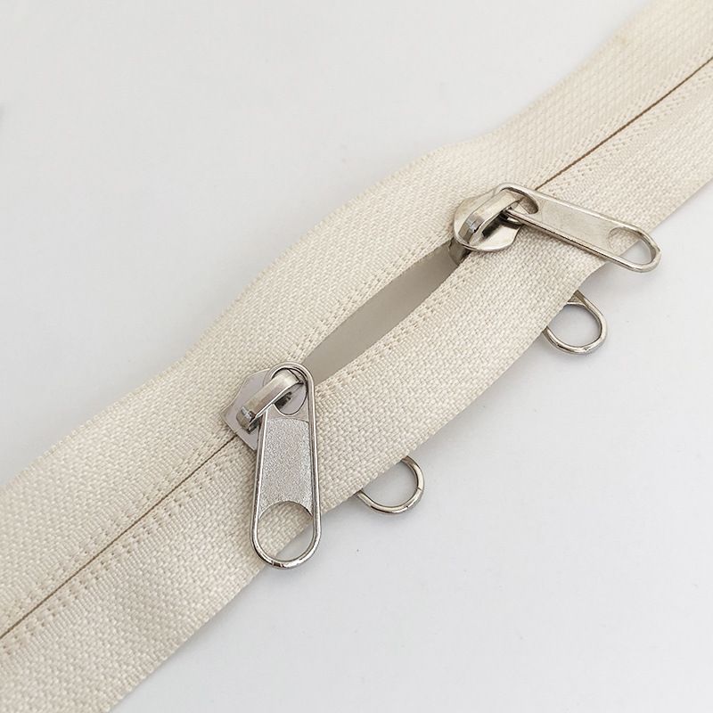 Cerniera in nylon di alta qualità testa n. 3 n. 5 n. 8 n. 10 accessori doppia trazione riparazione bagagli zaino scuola copripiumino cerniera_voghion.com