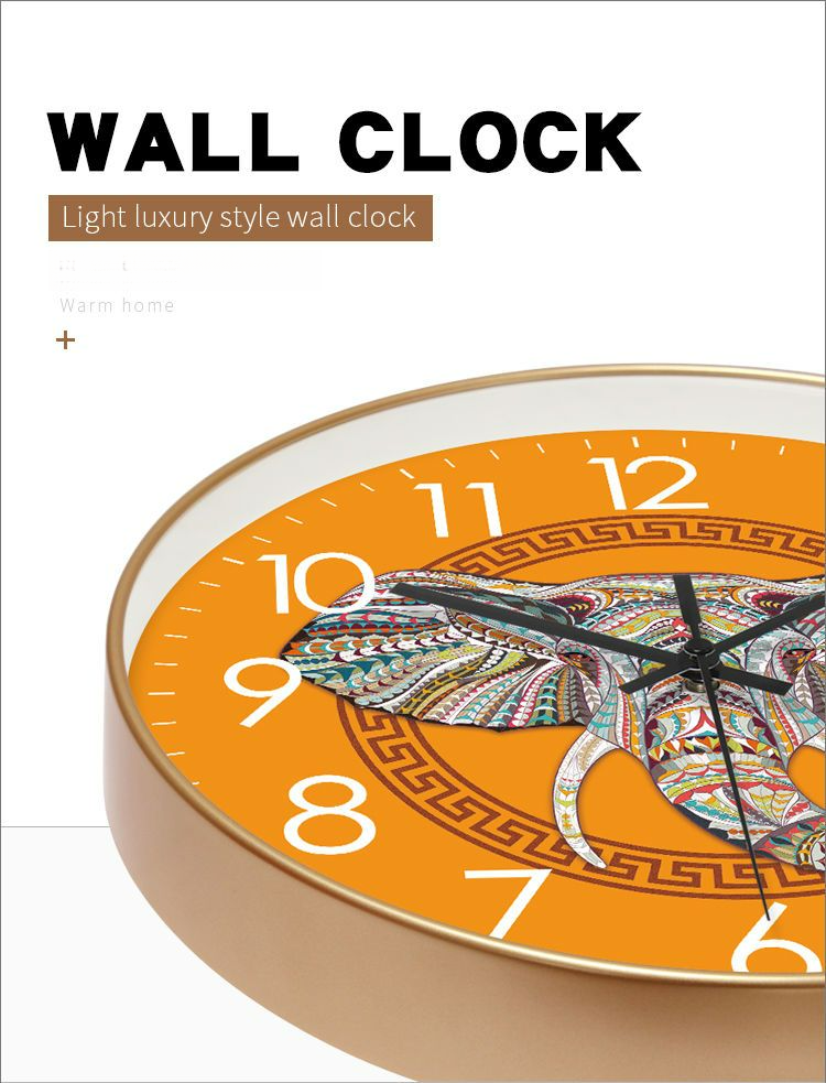 Yipula 6546 Wanduhr für Wohnzimmer, schlicht, nordisch, modisch, für Zuhause, leise, präzise Quarzuhr_voghion.com