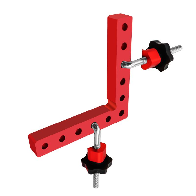 120/140mm Kątowy zacisk mocujący 90 stopni w kształcie litery L Pomocniczy panel mocujący Narzędzie zaciskowe do obróbki drewna_voghion.com