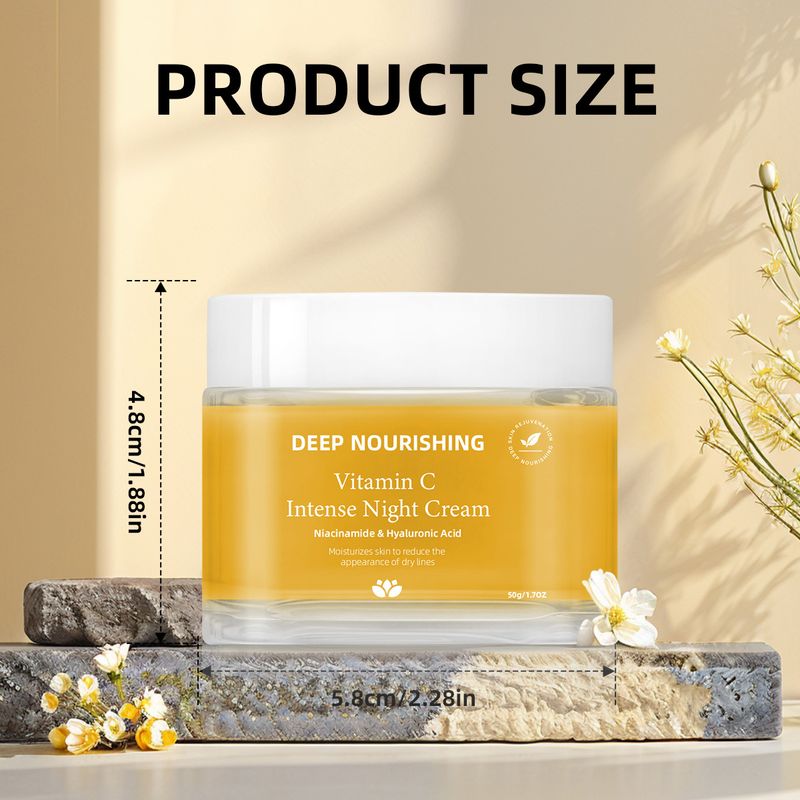 Vitamin C Night Moisturizing Improves Dullness And Repairs Acne Skin VC Cream_voghion.com