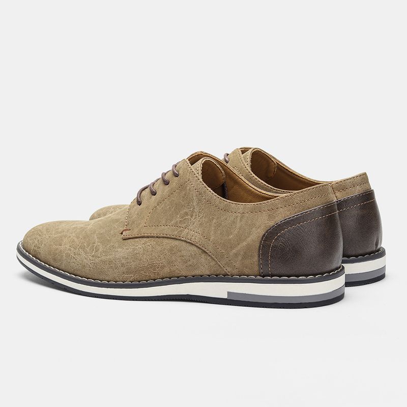 Herrenschuhe Große Herren Freizeitschuhe Modische leichte Herrenschuhe Farblich passende atmungsaktive Herren Lederschuhe_voghion.com