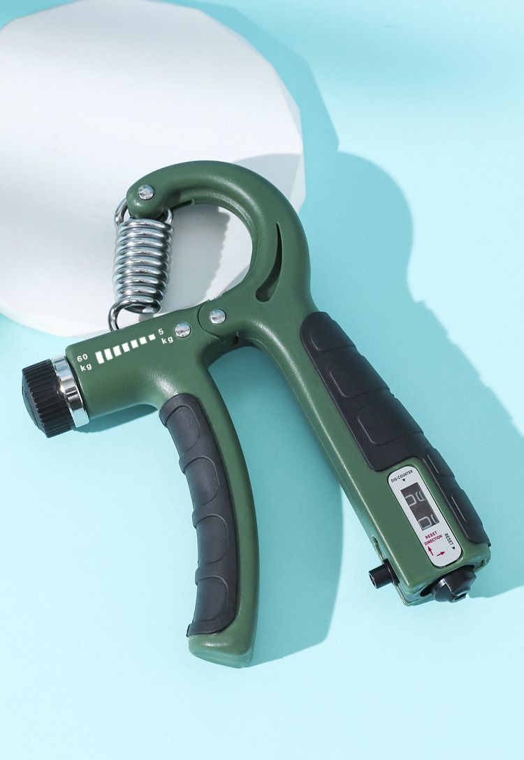 Adjustable Mechanical Counting Grip Strengthener Home Fitness Equipment Finger Rehabilitation Training_voghion.com