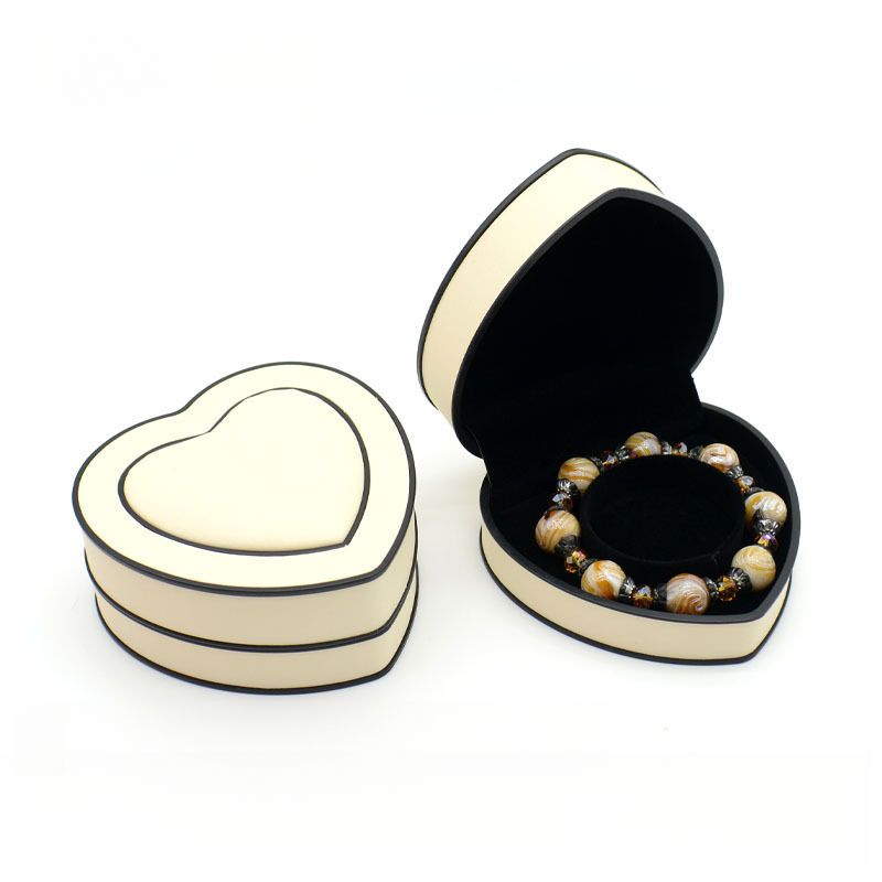 Neuer Vorschlag Herz Schmuckschatulle PU Leder Liebe Schmuckschatulle Ring Anhänger Armband Schmuck Verpackung Geschenkbox Geburtstag Jahrestag Valentinstag Geschenk_voghion.com