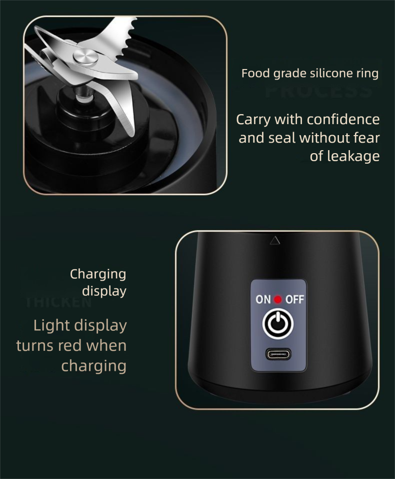 Portable Electric For Home Use, Mini Juice Cup, Multi-Functional Fruit Juicer Cup_voghion.com