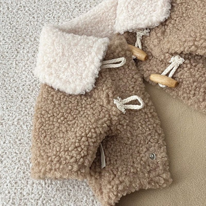 Autumn and Winter thickened warm dog cat buckle polar fleece coat Teddy Yorkshire bear small puppy clothes_voghion.com