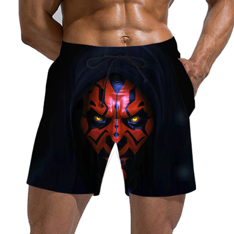 2023 Novos shorts de praia masculinos de verão calções esportivos de natação impressos em 3D aumentam a moda_voghion.com