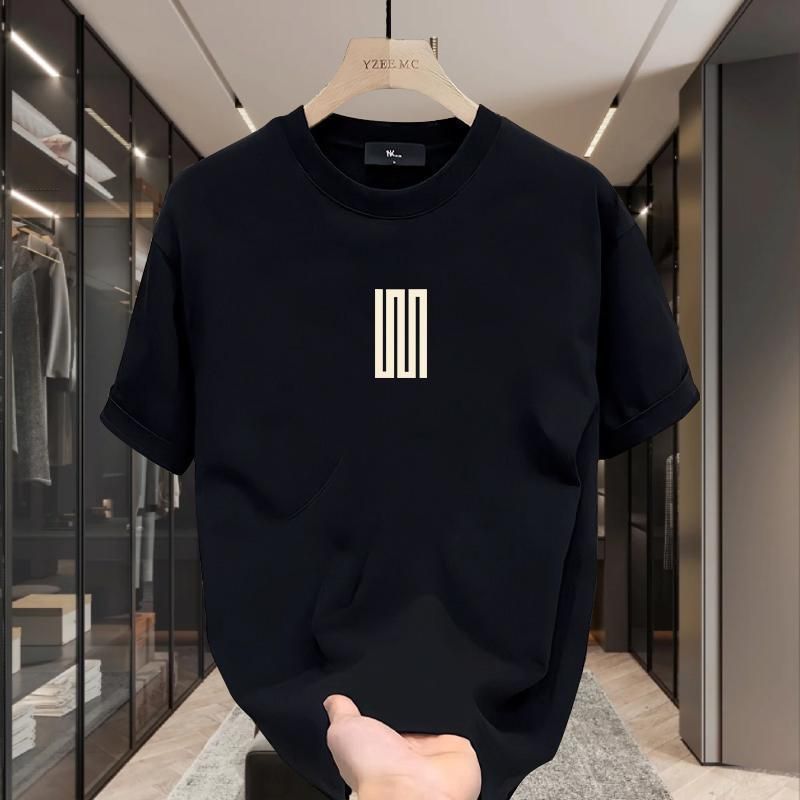 High quality trendy ins personalized printed short sleeved T-shirt for men's 2024 spring/summer loose and_voghion.com