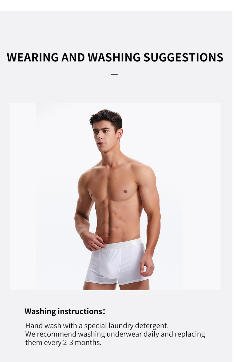 Confezione da 3 boxer da uomo in cotone bianchi con design a fascia in vita_voghion.com