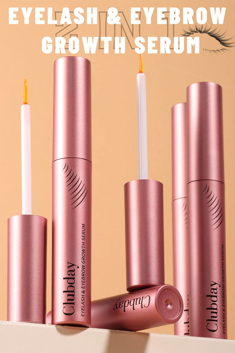 Siero trasparente per ciglia e sopracciglia Clubday - 3,8 ml - Potenziatore naturale della crescita per ciglia più folte, curve più lunghe e sopracciglia più folte_voghion.com