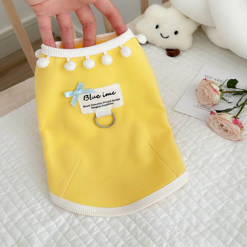 Chaleco de algodón fino para mascotas, perros y gatos, de primavera, ultra suave, con bloques de color, ideal para todas las estaciones, universal, capa base._voghion.com