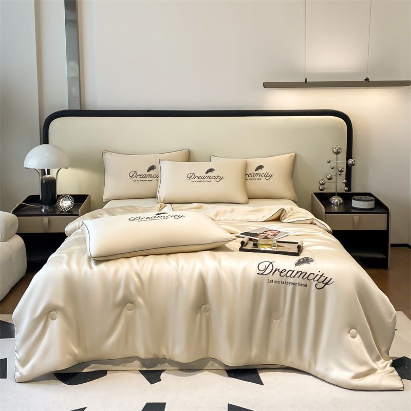 1 KOM Periva jednostavna ledeno svilenkasta deka - Hot Sleeper prozračna deka za klima uređaj za spavanje lagana, udobna_voghion.com