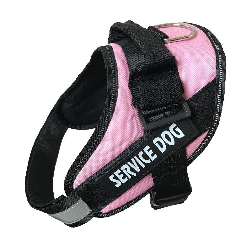 SERVICE DOG Pet For Large Dogs Golden Retriever K9 Dog Harness Walking Leash_voghion.com