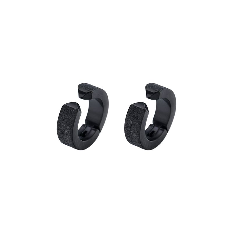 Clip Earrings Titanium Steel Ear Clip Fashion Punk Earrings Without Piercings For Women High End Versatile Ear Bone Clip Simple Earrings_voghion.com