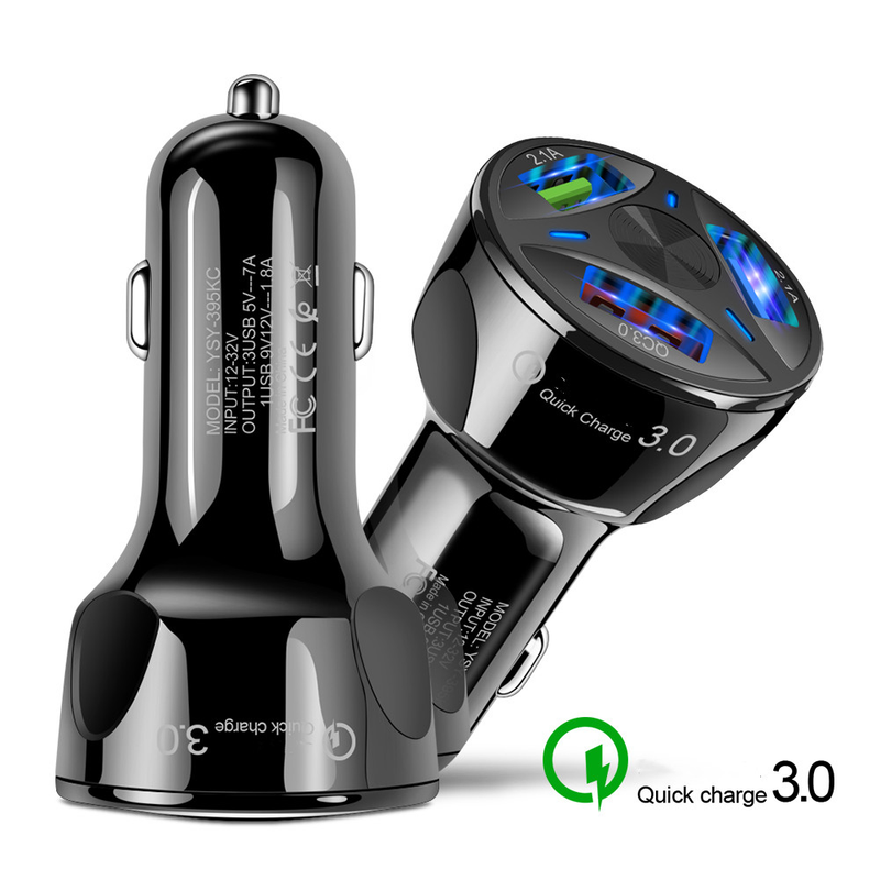 4.0 Quick Charge 3.0 QC 3.0 autós töltő iPhone 11 X telefonhoz Samsung Xiaomi USB Charger QC 4.0 Quick Charge Mobile _voghion.com