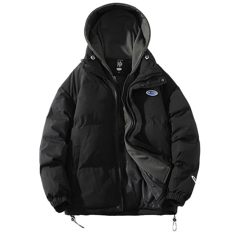 Winter 2024 neue lockere lässige Kapuzen-Baumwolljacke Herren trendige Marke Winter dicker Mantel Herren_voghion.com