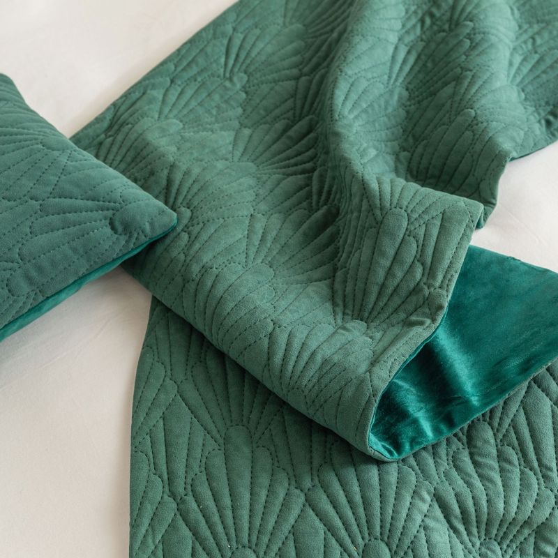 Nueva toalla de cama de terciopelo holandés con patrón de concha súper suave para hotel de alojamiento familiar_voghion.com