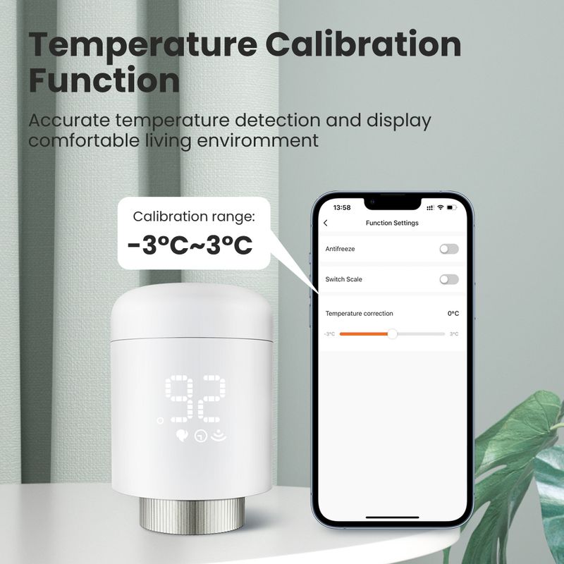 Tuya Zigbee Thermostaat Radiator Vae Temperatuurregelaar Slimme Automatisering Via SmartLife Alexa Google Home_voghion.com