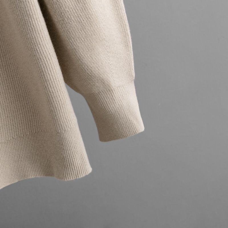 Cardigan tricoté à col en V pour femme, couleur unie, ample, mi-long, automne-hiver_voghion.com