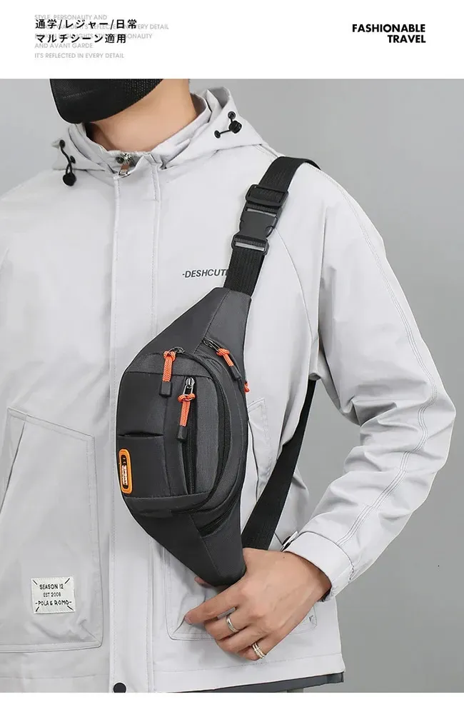Mobile Waist Bag For Both Men And Women Multifunctional Large Capacity Anti Splash Business Wearresistant Construction_voghion.com