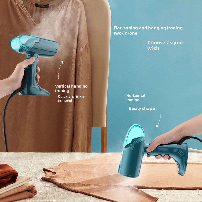 Mini damp hængestrygejern Dampstrygejern Håndholdt bærbar husholdningsrejsestrygning Tør- og vådstrygemaskine_voghion.com