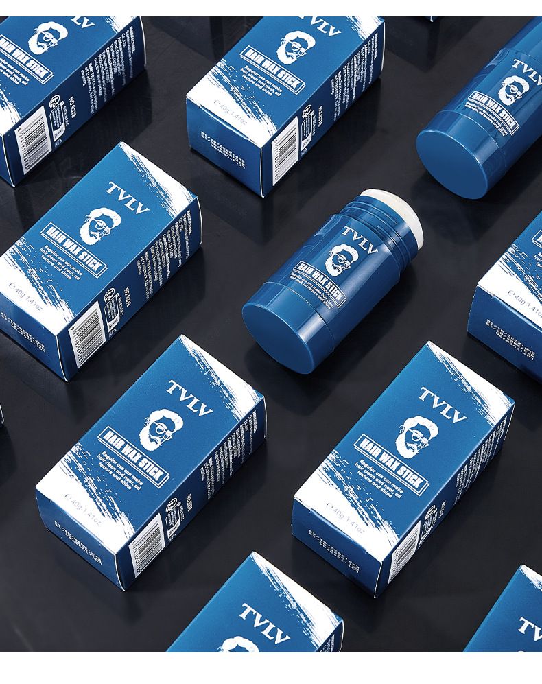 TVLV Wosk do stylizacji włosów dla mężczyzn Mocny lakier do włosów Zapach Gładki utrwalony wosk do włosów w sztyfcie Żel 40g_voghion.com