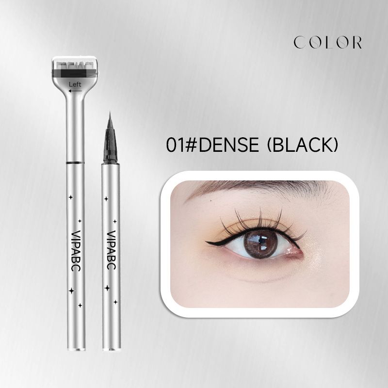Same Style Lower Eyelash Eyeliner Waterproof Sweatproof Beginner Double-Ended Stamp Pen_voghion.com