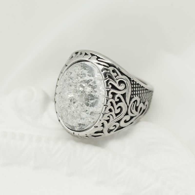 Nuovo anello da uomo alla moda, semplice e colorato, con runa vichinga_voghion.com