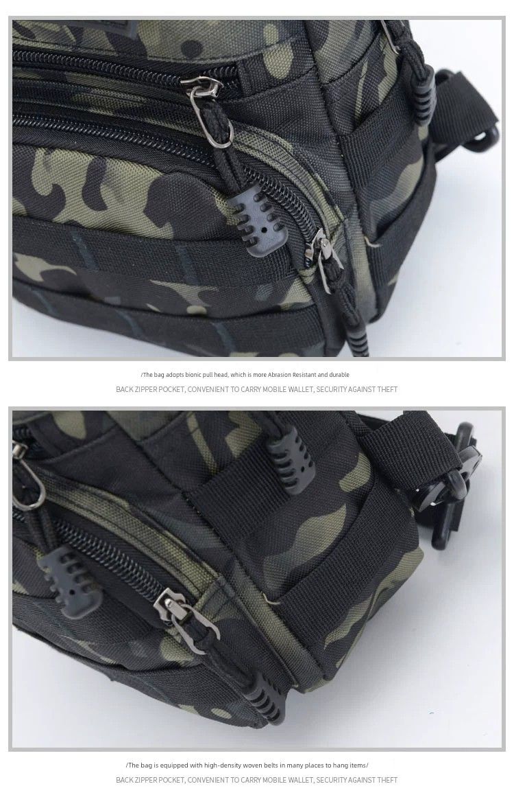 Mochila pequeña tipo mensajero para exteriores, de marca de moda, para el hombro, para hombre y mujer, ideal para deportes al aire libre._voghion.com