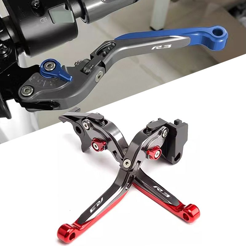YZF R3 YZFR3 YZF-R3 Új motorkerékpár alkatrészek CNC 6 sebességes állítható behúzható összecsukható fékkuplungkar_voghion.com