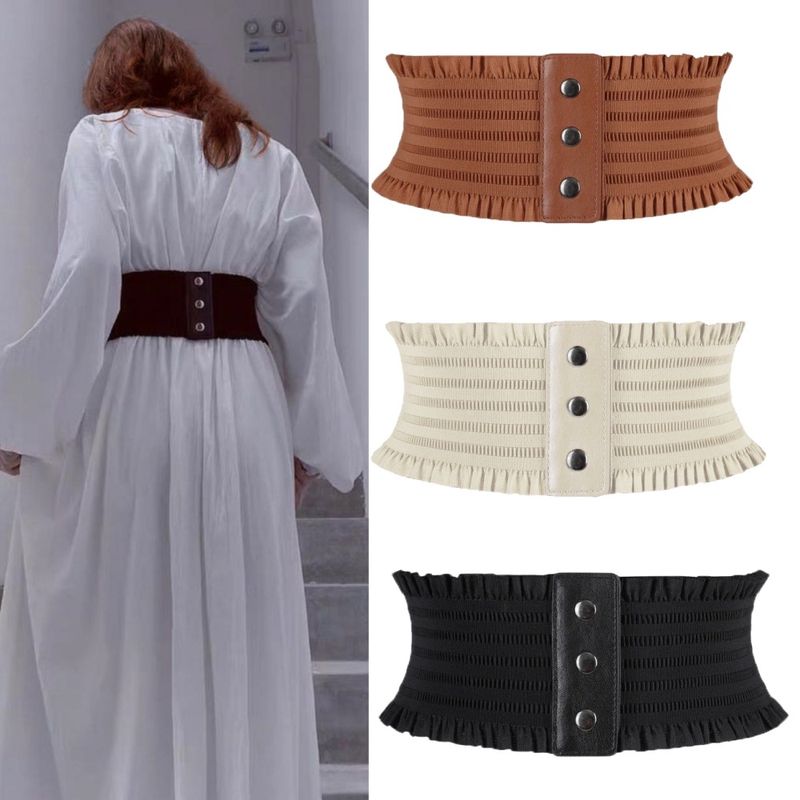Elastic Waistband Simple Versatile Stretch Waist Cincher_voghion.com