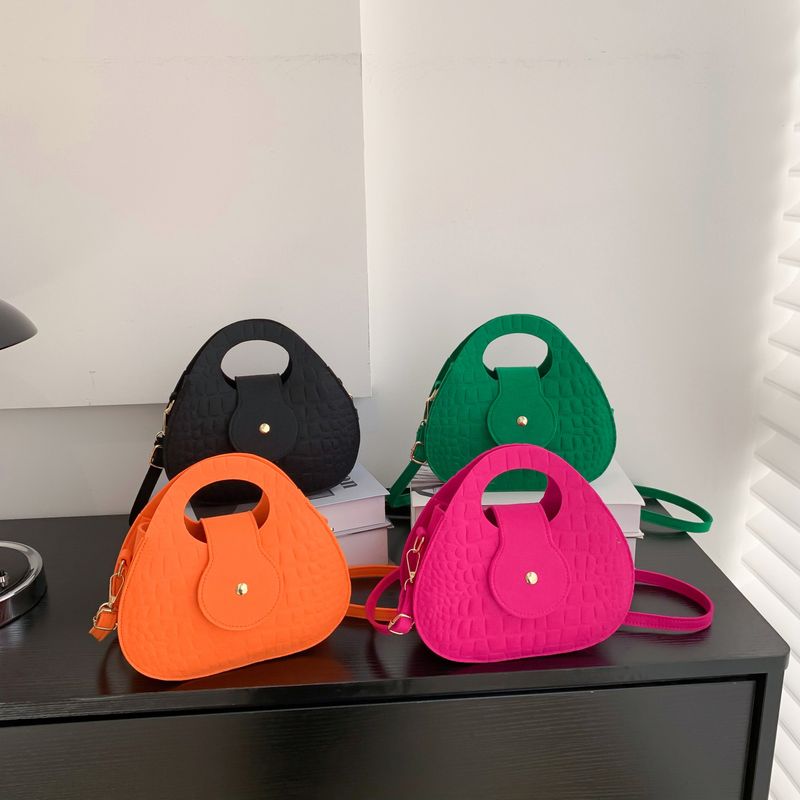 Solid Color Temperament Women's Bag Underarm Bag Casual Shoulder Bag Hand Carry Small Square Bag_voghion.com