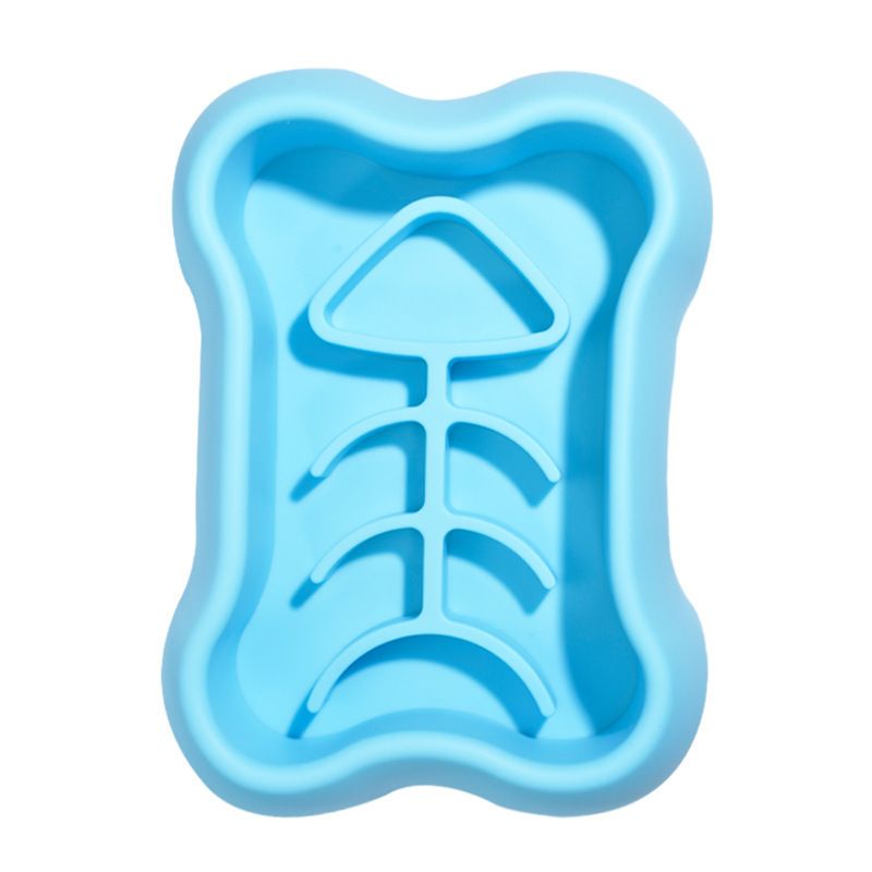 Silikon-Futternapf mit Anti-Auslaufschutz für Katzen, Kätzchen, Welpen und Hunde_voghion.com