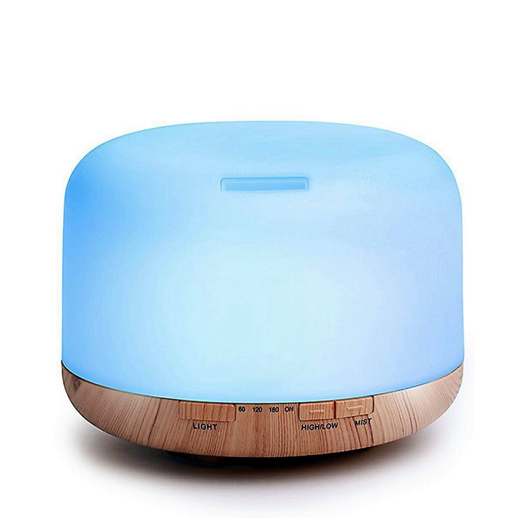 TOYOSIN Ultrasonic Aroma Diffuser With Auto Spray, 500ml Humidifier For Home, Bedroom, Office – Whisper-Quiet, Timer & Dry-Off Protection_voghion.com