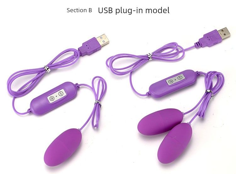 Love Egg Vibromasseur portable rechargeable sans fil USB, puissant et silencieux, avec télécommande, pour homme_voghion.com