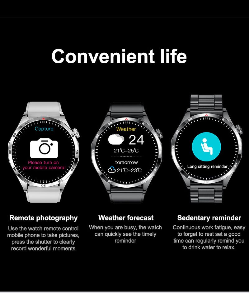 LEMFO Smart Watch With Bluetooth Calling, HD Display, Fitness & Health Tracking For Men & Women – GTS4/LT09 Model, Waterproof, Heart Rate_voghion.com