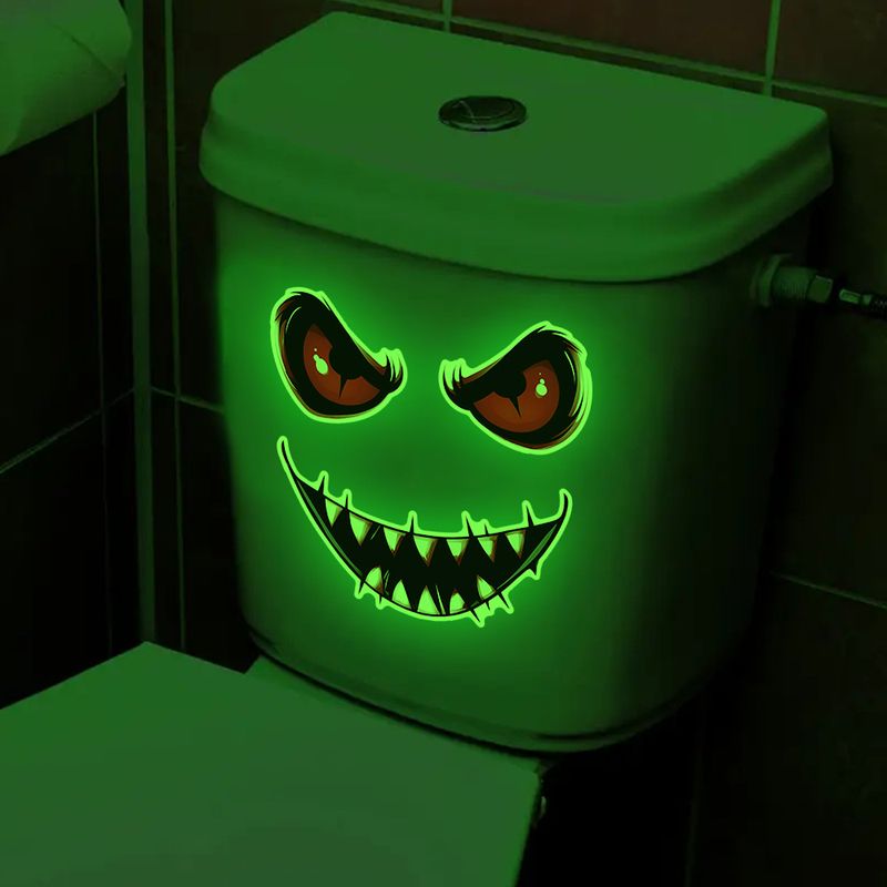Im Dunkeln leuchtende Halloween-Wandaufkleber mit gruseligen Augen – gruselige Aufkleber für Schlafzimmer, Wohnzimmer, Party-Dekoration_voghion.com