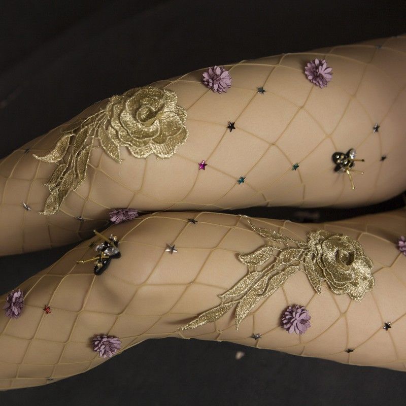2025d Sexy Strass Fischnetz Große Kleine Mesh Strumpfhosen Strümpfe Dessous_voghion.com