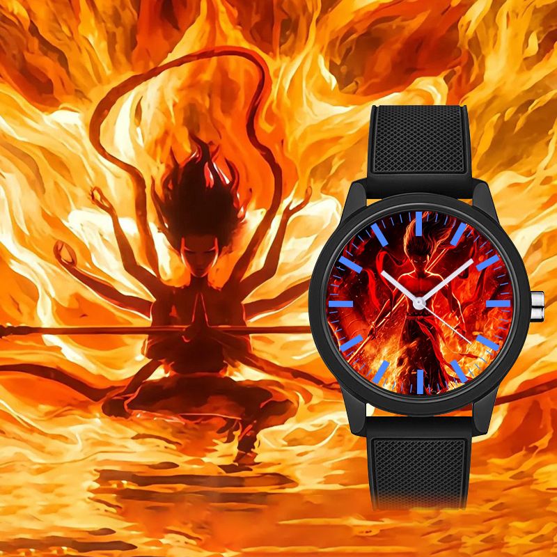 Men's Watches Magic Child Peripheral Nezha Student Quartz Watch Magic Pill Same Style Silent Lifestyle Leisure Children's Precision Watch_voghion.com