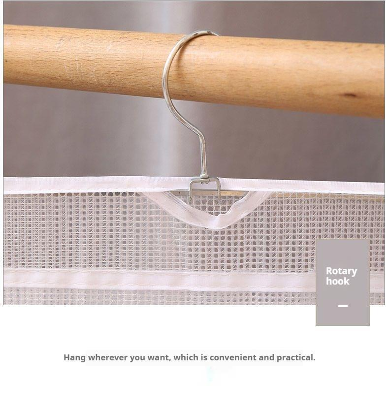 Torba materiałowa, dwustronna, wisząca torba do przechowywania w domu w akademiku_voghion.com