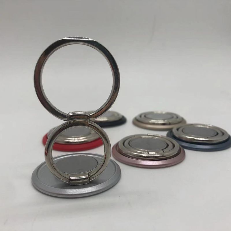 Music Festival Circular Magic Car Phone Metal Folding Finger Ring Buckle Adhesive Portable Lazy Man Holder_voghion.com