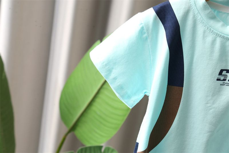 Maschio, Medio e Giovane Maniche Corte 2025 Nuovo Vestito per Bambini Set da Due Pezzi per Bambini Estate Bello Tendenza_voghion.com