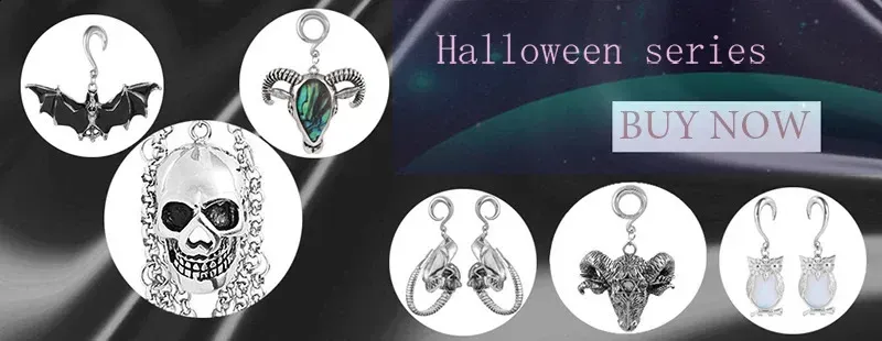 Vankula 2 pezzi dilatatori per le orecchie in acciaio inossidabile 316L, cerchietti per piercing, pesi per gioielli per il corpo in carne 241217_voghion.com