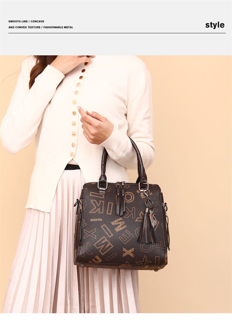 Borse da donna, borse da donna semplici e alla moda, borse per mamma e bambino, nuove borse a tracolla retrò in quattro pezzi, borsa a tracolla portatile per il commercio estero_voghion.com