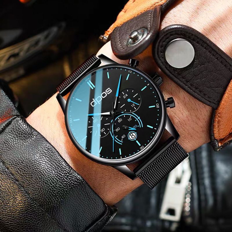 Fashion New Sports Men's Luminous Waterproof Quartz Niche High-end Gift Non-mechanical Watch_voghion.com