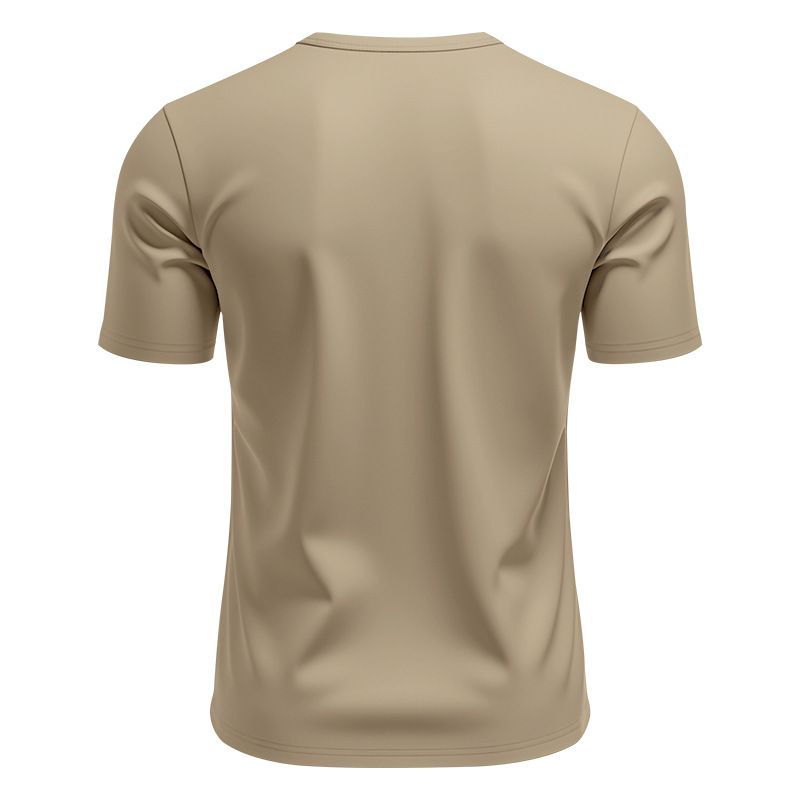 Maglietta a maniche corte alla moda, leggera, di lusso, stile classico da uomo, semplice, ad asciugatura rapida_voghion.com