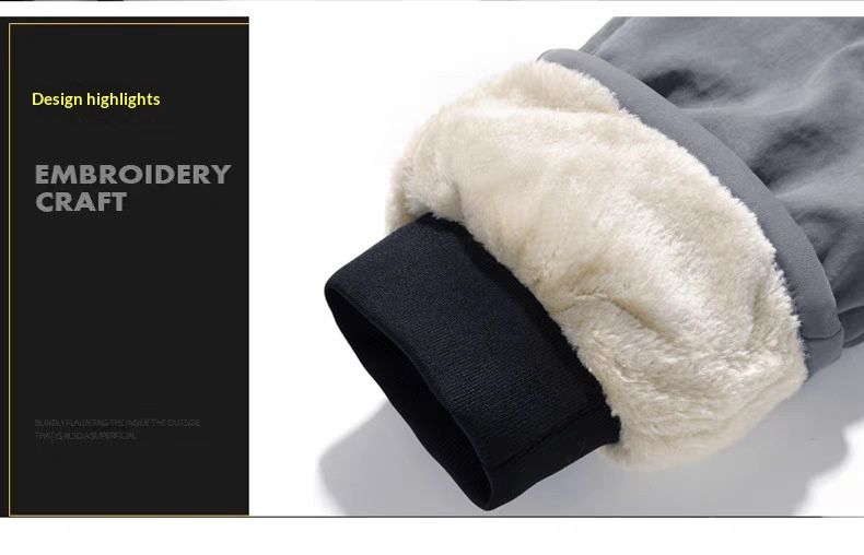 001 New Graphene Softshell Men Outdoor Autumn Winter Windproof Waterproof Fleece Lined Thickened Hiking Casual Pants_voghion.com