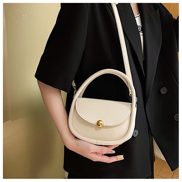 Borsa da donna strutturata stile occidentale Borsa estiva piccola stile coreano nuova borsa a tracolla alla moda Borsa quadrata portatile a colori a contrasto_voghion.com